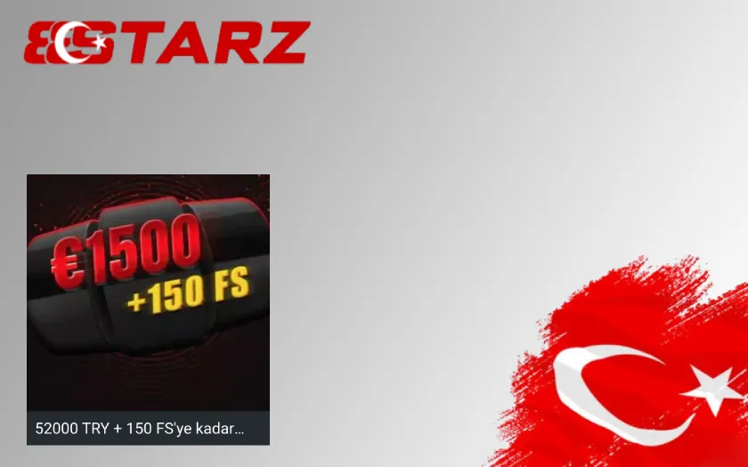 52.250 TRY + 150 FS'ye Kadar Hoş Geldin Paketi