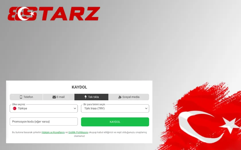 888starz Tek Tıkla Kayıt