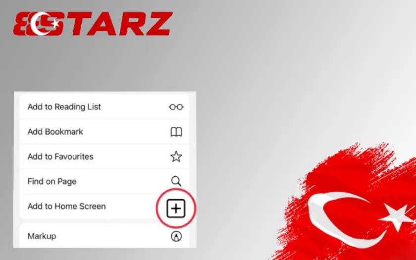 888starz Web Uygulamasını Ana Ekrana Ekleme