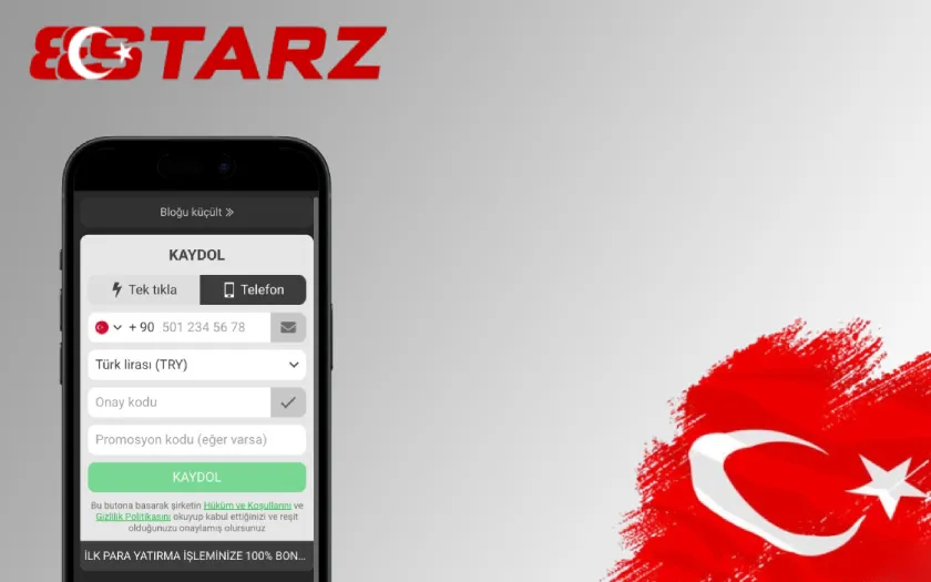 888starz Mobil Uygulamasında Kayıt