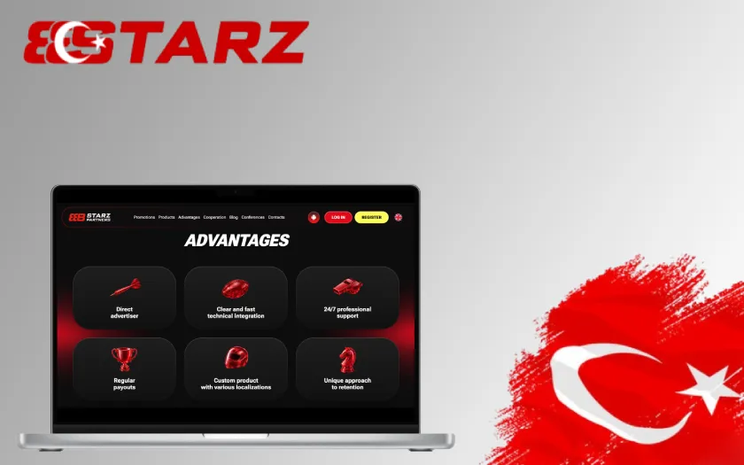 888Starz Partners hamkorlik dasturining afzalliklari