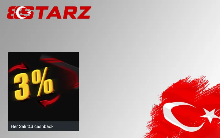 Salı Günleri %3 Nakit İade 