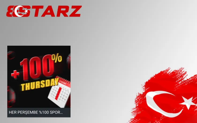 Perşembe Günleri %100 Spor Bonusu